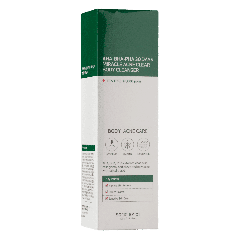 SOME BY MI AHA. BHA. PHA 30 Days Miracle Acne Clear Body Cleanser, 14.1 oz  (400 g) 