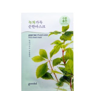 Goodal greentea infused water mild sheet mask