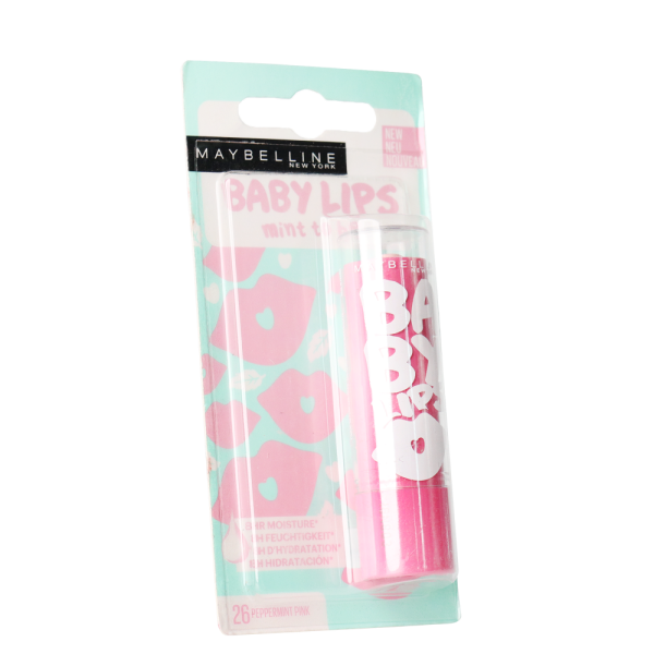 MAYBELLINE BABY LIPS LIP BALM PEPPERMINT PINK_2